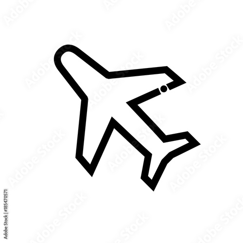 Plane vector icon