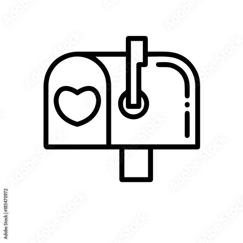Mailbox vector icon