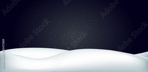 Winter decoration for a banner. Snow, snow flake vector. Vector illustration. 