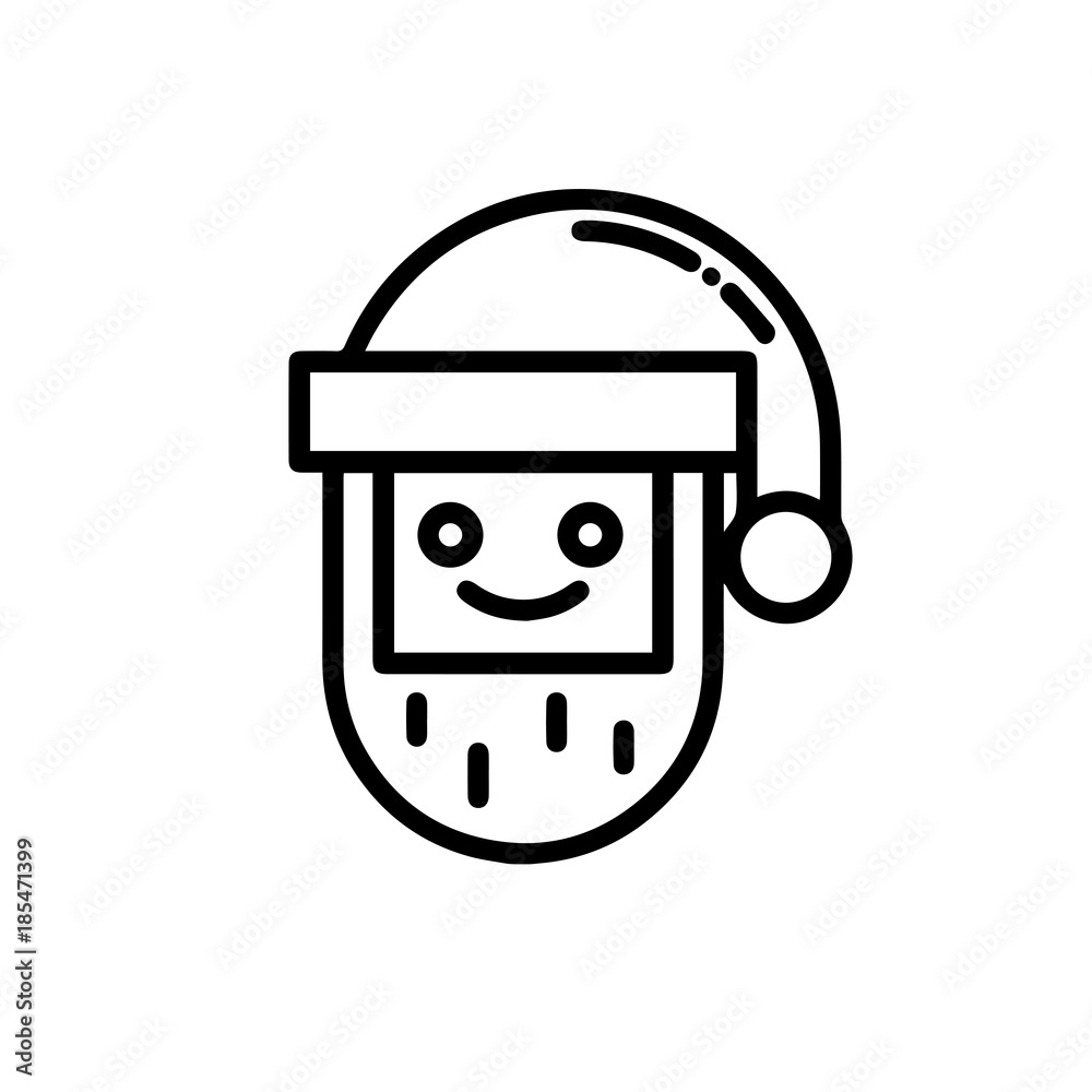 Santa claus vector icon Santa claus vector icon