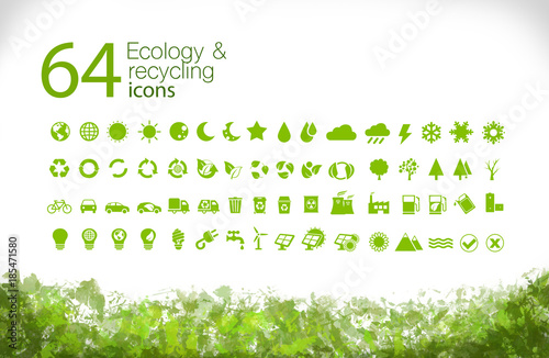 Iconos Medio ambiente (verde)