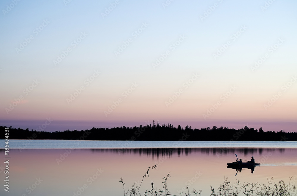 Lake Magrino in Karelia
