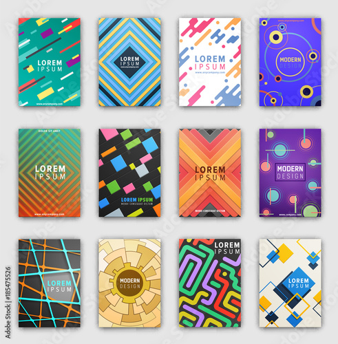 Collection of Cover Pages on Vector Illustration