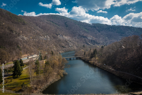 Landschaft an der Edertalsperre