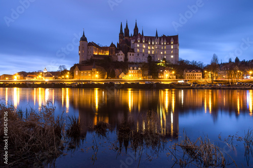 meissen germany in the evening