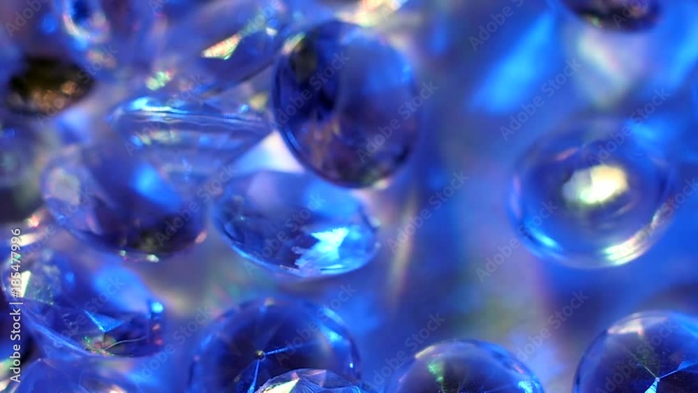 Sapphires. Precious Stones .Slow Motion Sapphires. Precious Stones .Slow Motion