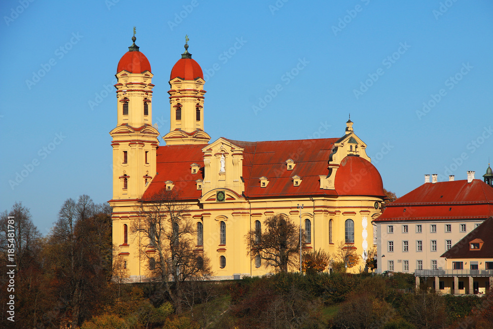 Kirche von Ellwangen, Schönenberg, Wallfahrtskirche, Ostalbkreis, Baden-Württemberg, Deutschland