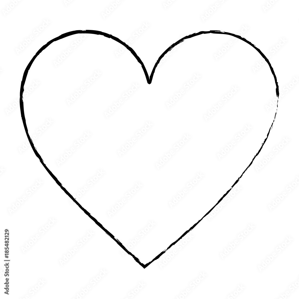 heart cartoon icon image vector illustration design black sketch line heart cartoon icon image vector illustration design black sketch line