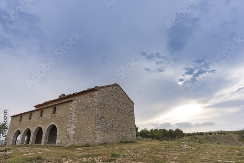 Hermitage of San Cristobal (Culla, Castellon - Spain).