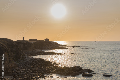 Hermitage of Nuestra Senora de A Lanzada (Sanxenxo, Pontevedra - Spain).