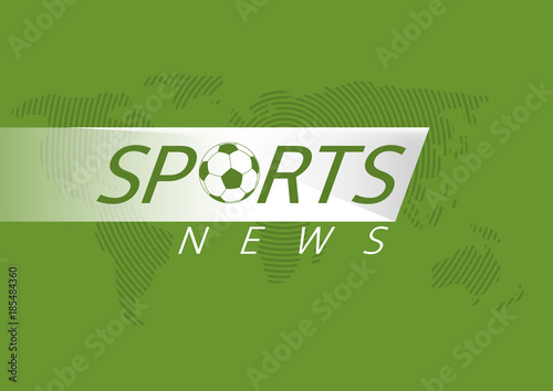 Sport news illustration