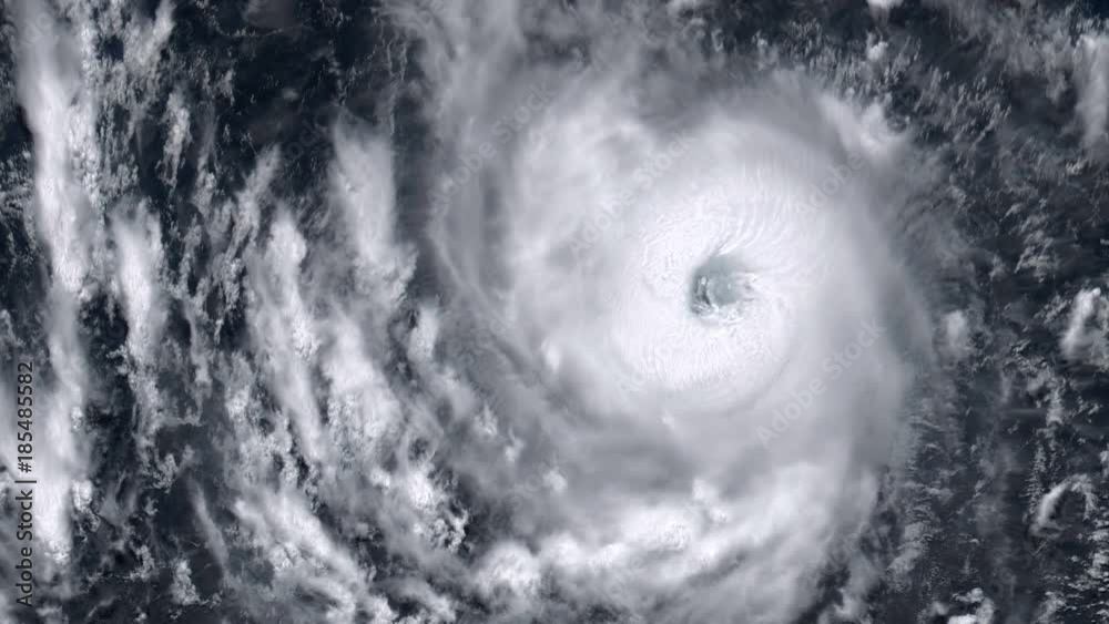 Hurricane storm tornado over the Earth from space, satellite view. Hurricane storm tornado over the Earth from space, satellite view.