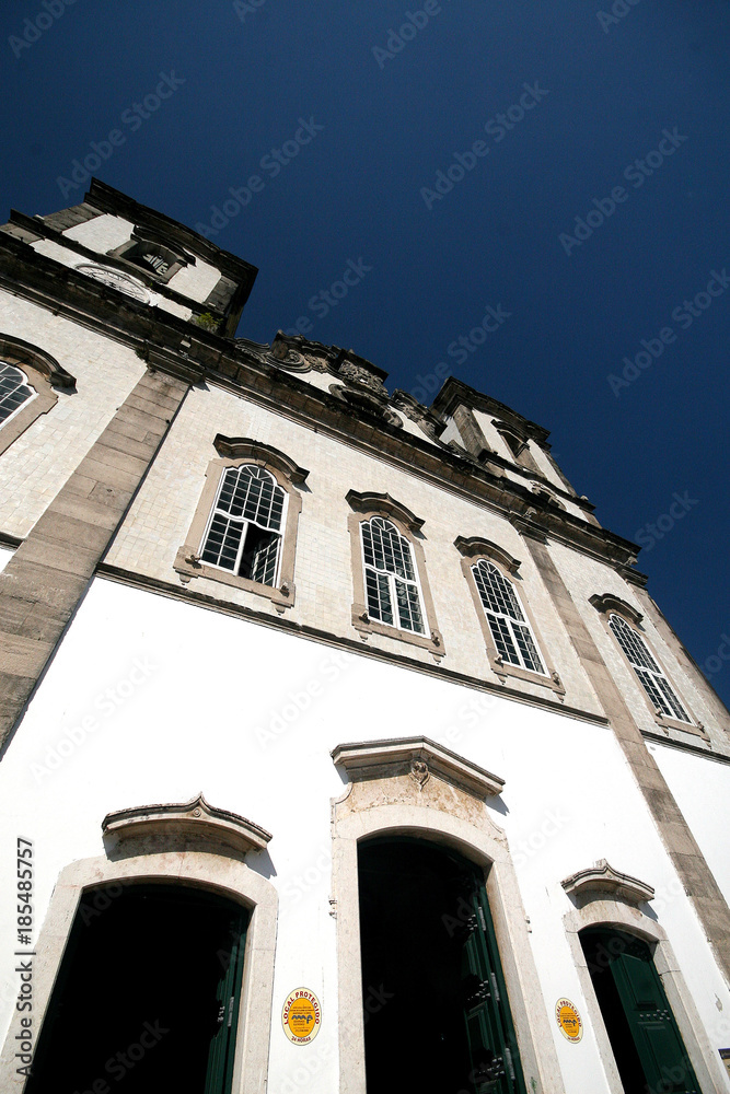 Obraz premium Salvador, Brazil - January, 2017: Igreja Nosso Senhor do Bonfim church, Salvador (Salvador de Bahia), Bahia, Brazil, South America