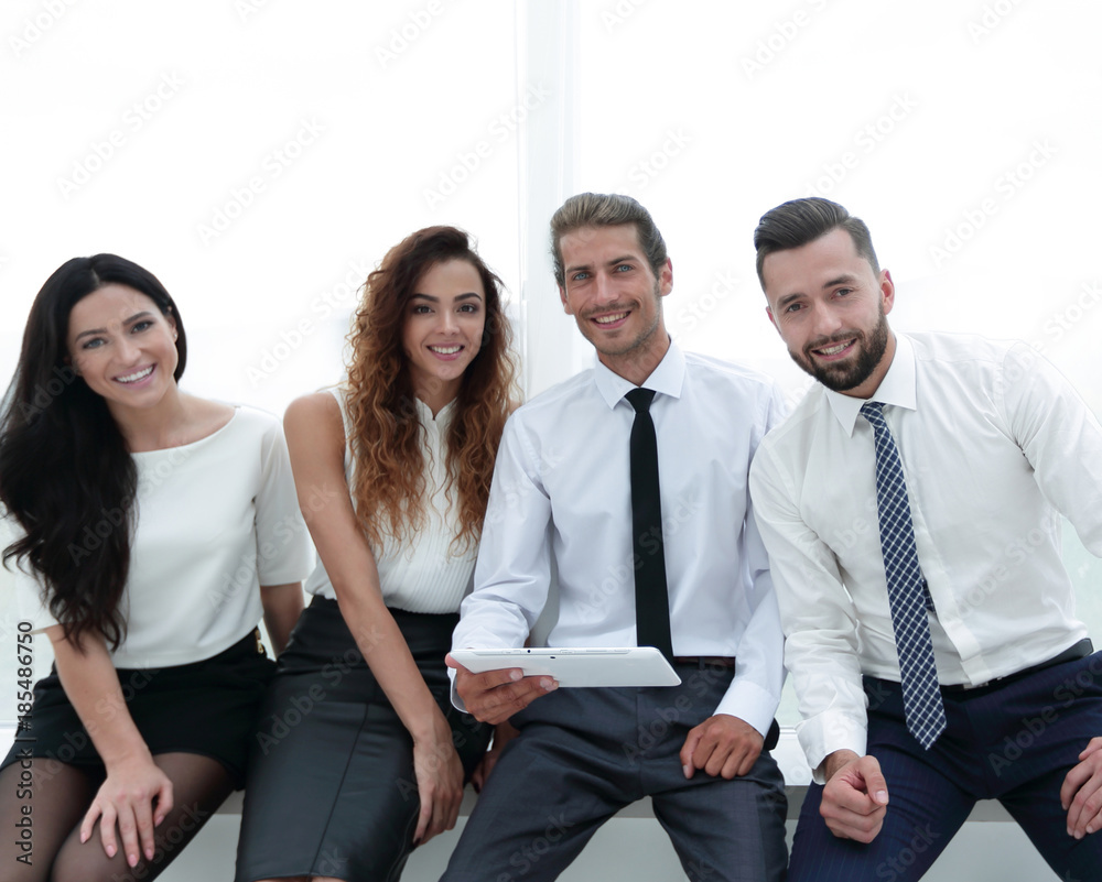 portrait of successful business team portrait of successful business team