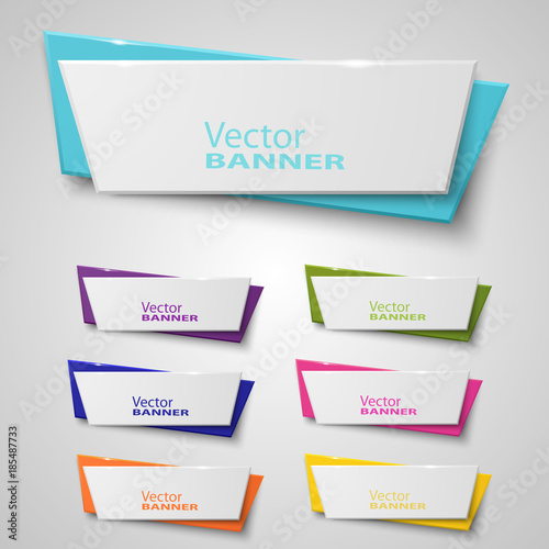 Vector banners set