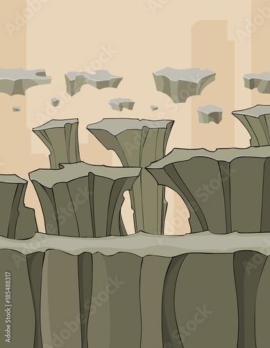 background with stone structures in the form of surfaces