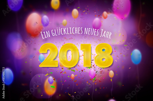 Ein glückliches neues Jahr 2018