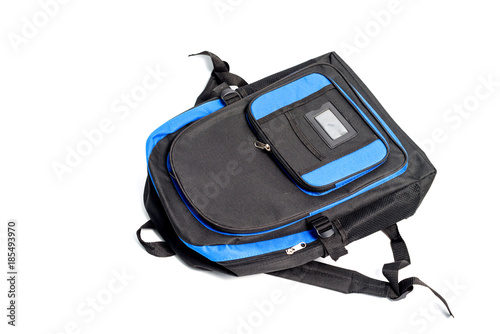 Travel bags and backpacks for leisure activities. school bag isolated on white background.