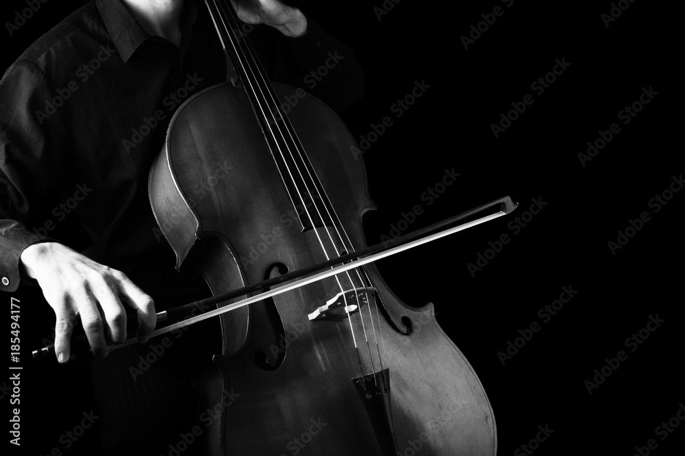 Man playing on cello Man playing on cello