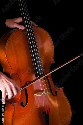 Man playing on cello