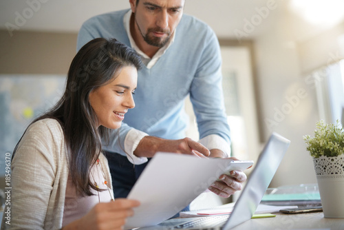 Business people working together in office