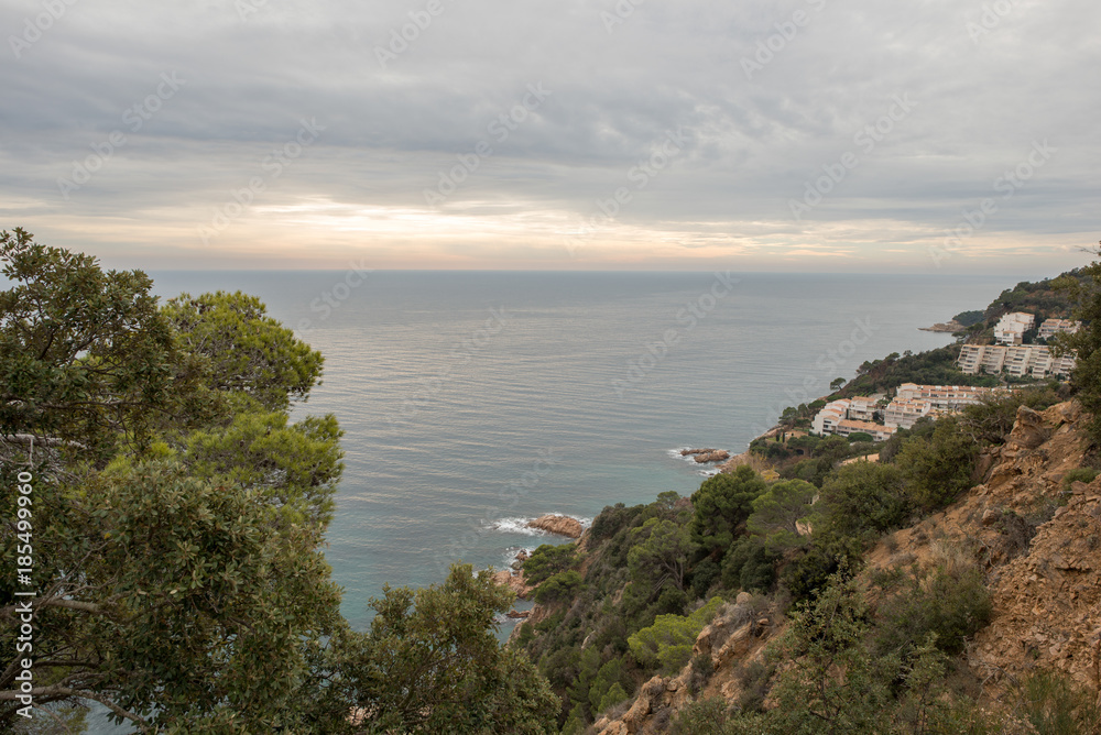 The wild coast in the province of Girona