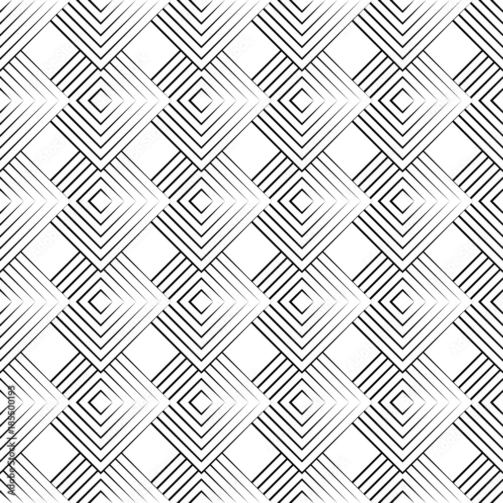 Square seamless pattern Square seamless pattern