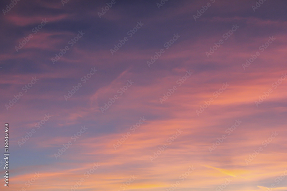 Fototapeta premium colours of the sky at sunset
