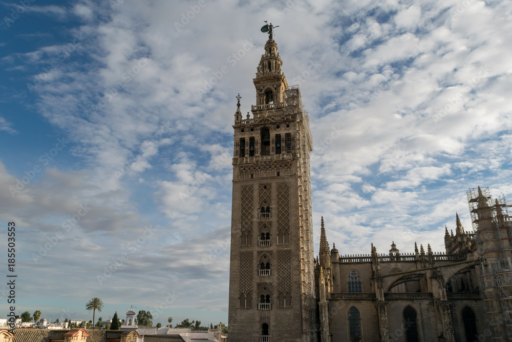 The exterior of Catedral de Sevilla, Spain