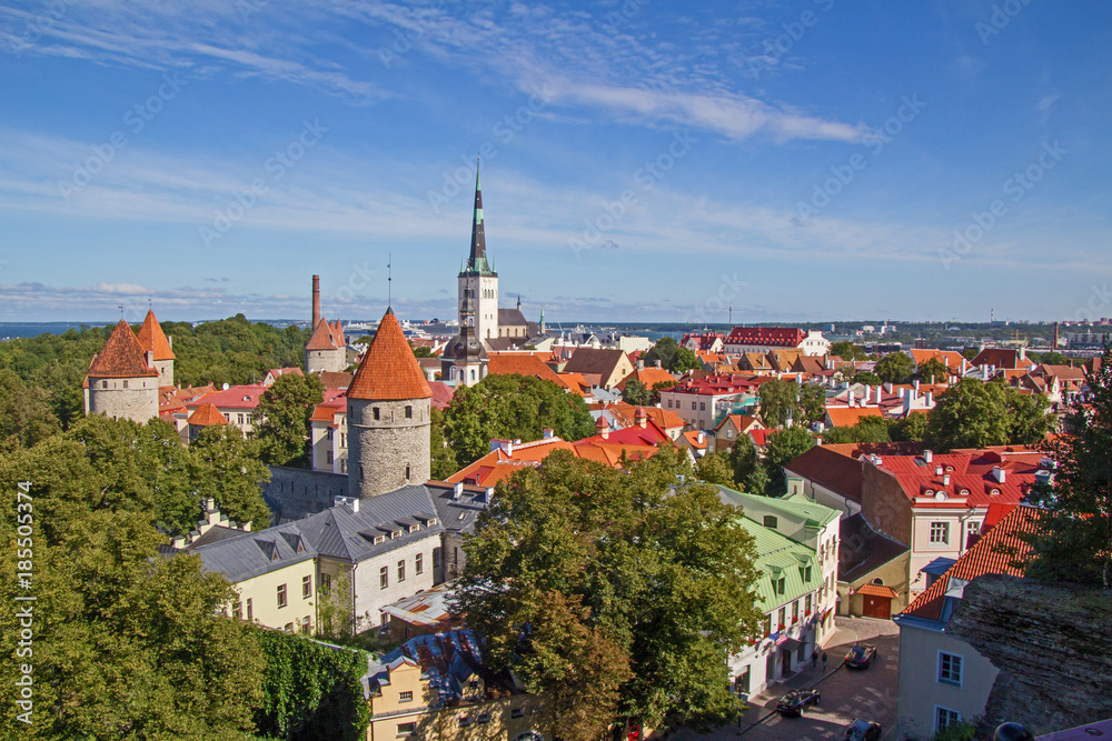Tallinn panoramic view Stadtpanorama