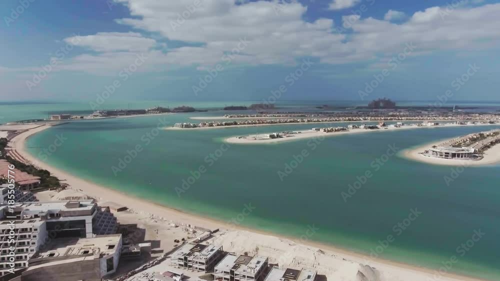 Dubai Palm Jumeirah aerial view Dubai Palm Jumeirah aerial view