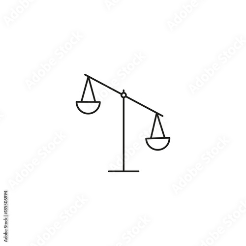 right tilt balance icon