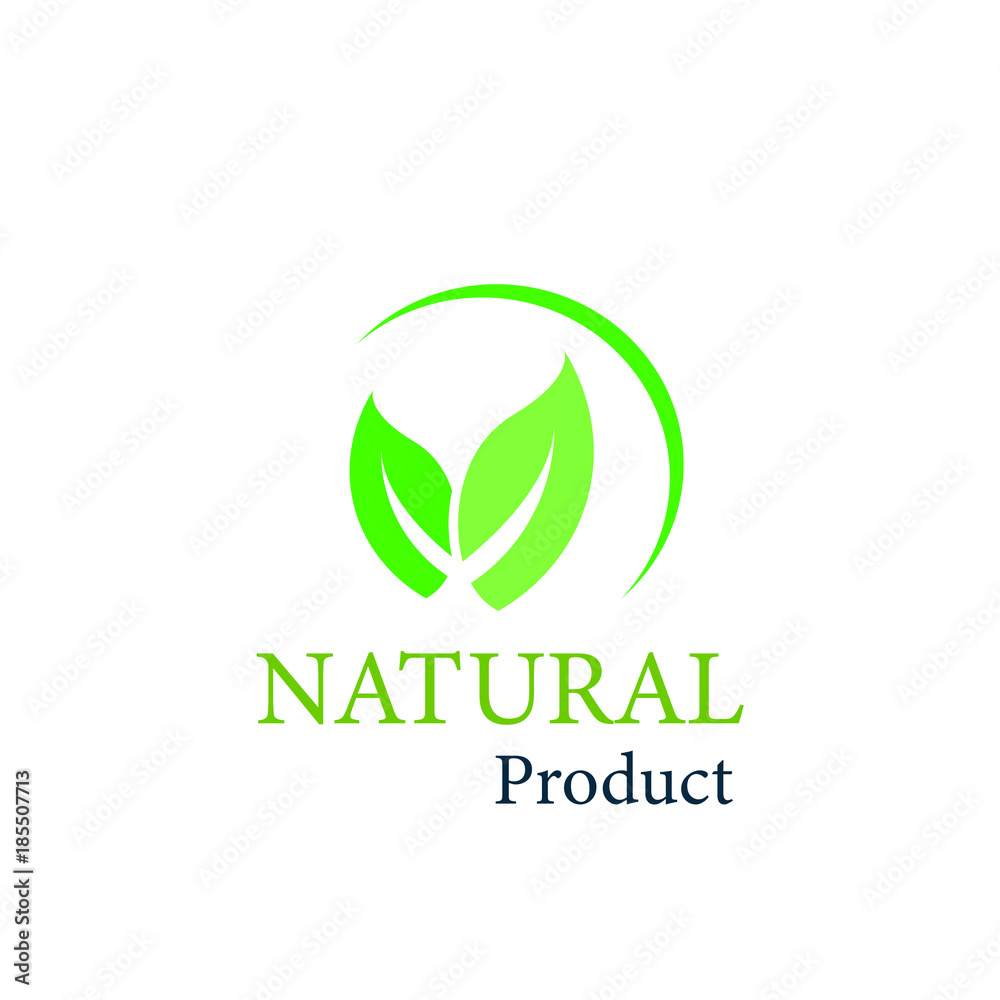 natural vector design.logo natural product natural vector design.logo natural product