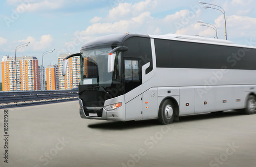 travel by coach in the city during