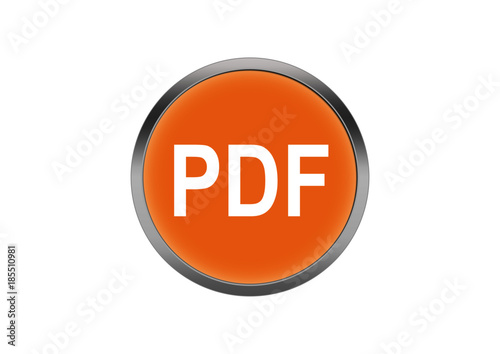 Buttonn Orange Symbol Knopf Rund