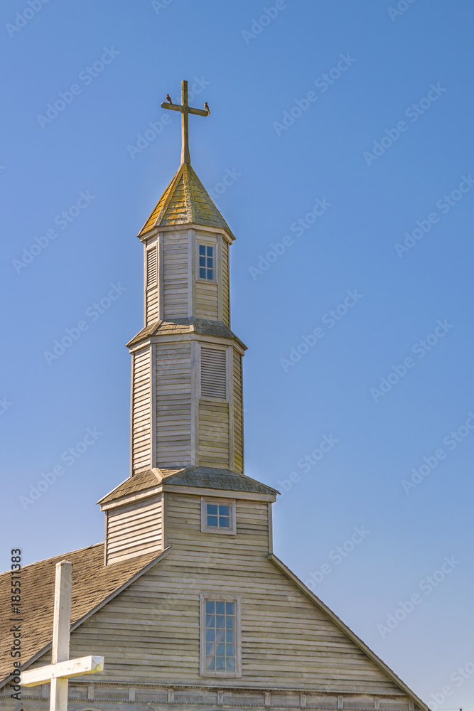 Andachilco Church, Chiloe Island, Chile