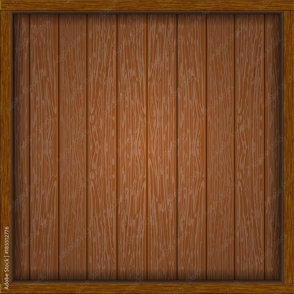 Fototapeta premium wooden frame with boards