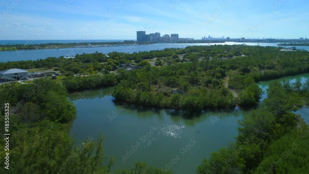Aerial video Haulover Oleta Park Miami Biscayne Bay Aerial video Haulover Oleta Park Miami Biscayne Bay