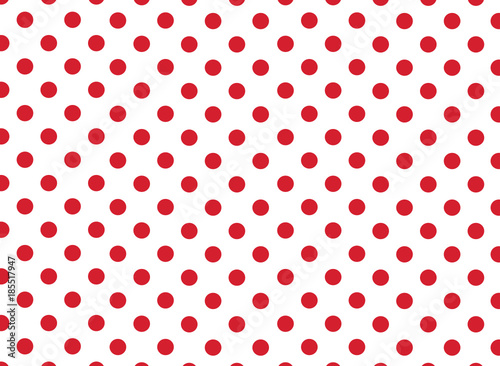 Large Red Dots on White Background