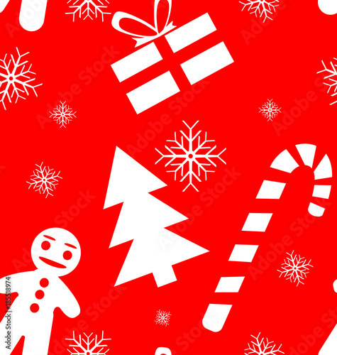 Christmas seamless vector pattern