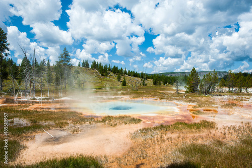 Foto Natural Hot Spring, Yellowstone National Park