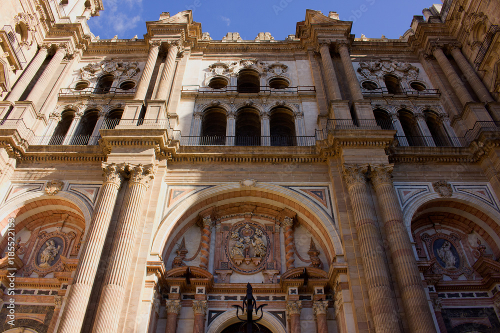 Cathedral of Málaga. Malaga, Costa del Sol, Andalusia, Spain. Picture taken – 17 december 2017.