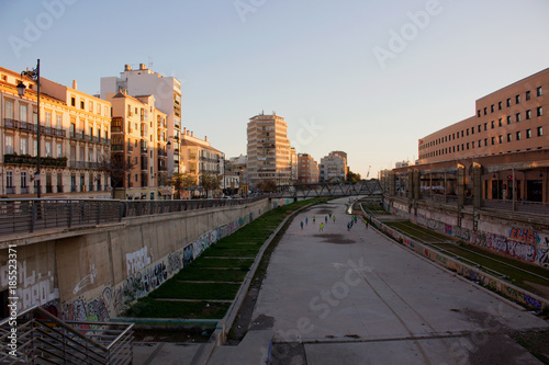 Malaga. Panoramic view. Malaga, Costa del Sol, Andalusia, Spain. Picture taken – 17 december 2017.