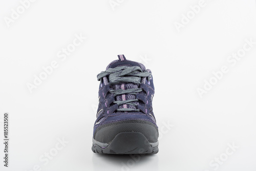 New outdoor trekking footwear on isolated background