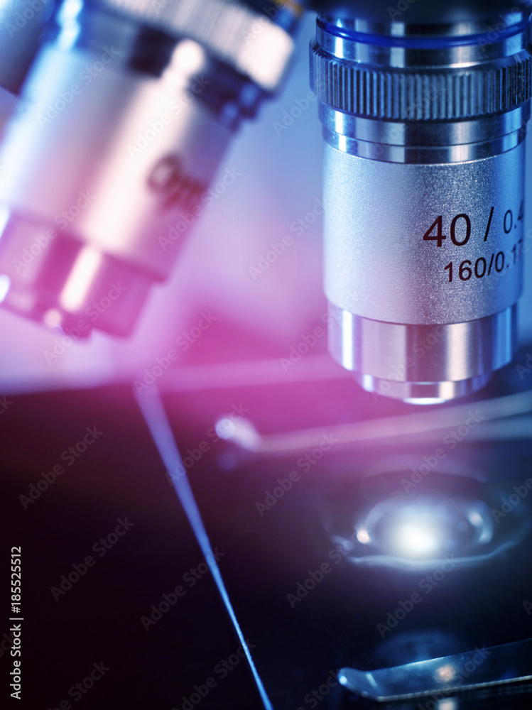 A modern electronic-optical device, a microscope. A modern electronic-optical device, a microscope.