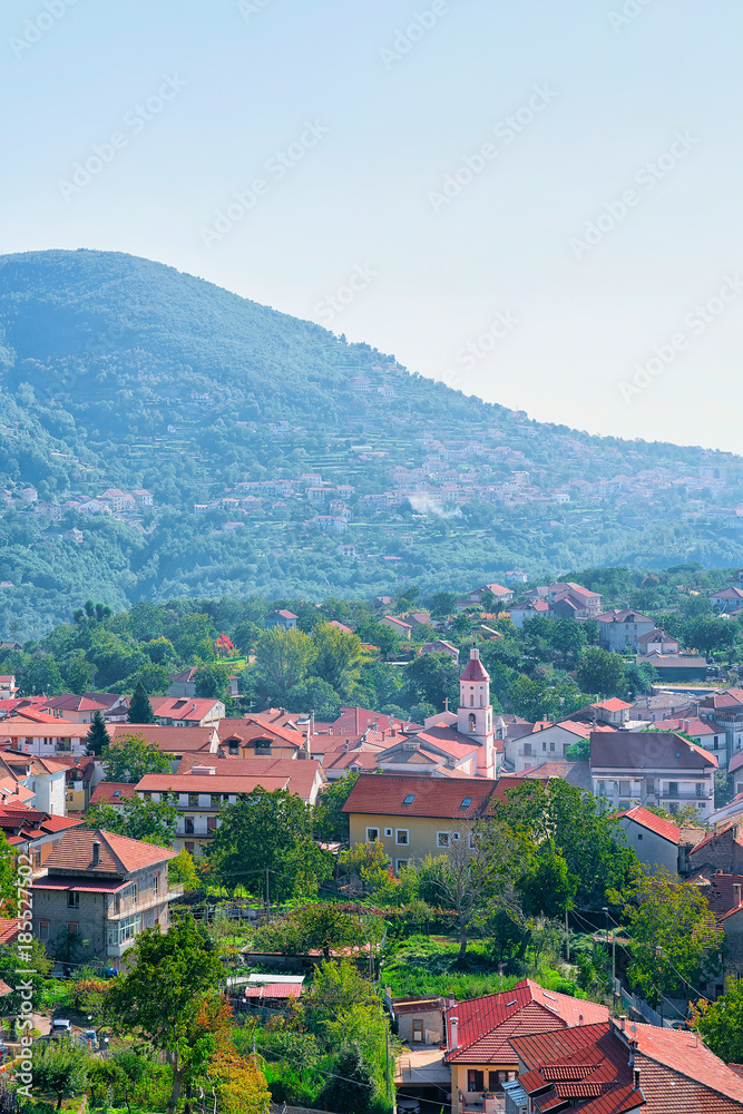 Obraz premium Scenery of Agerola village
