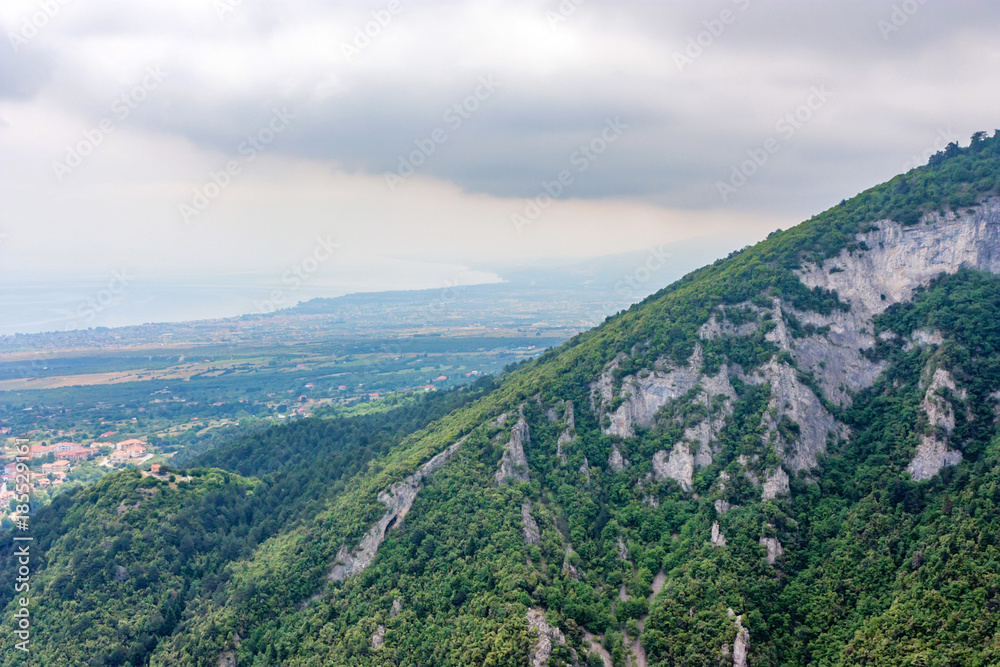 Fototapeta premium Scenic view from mount Olympus