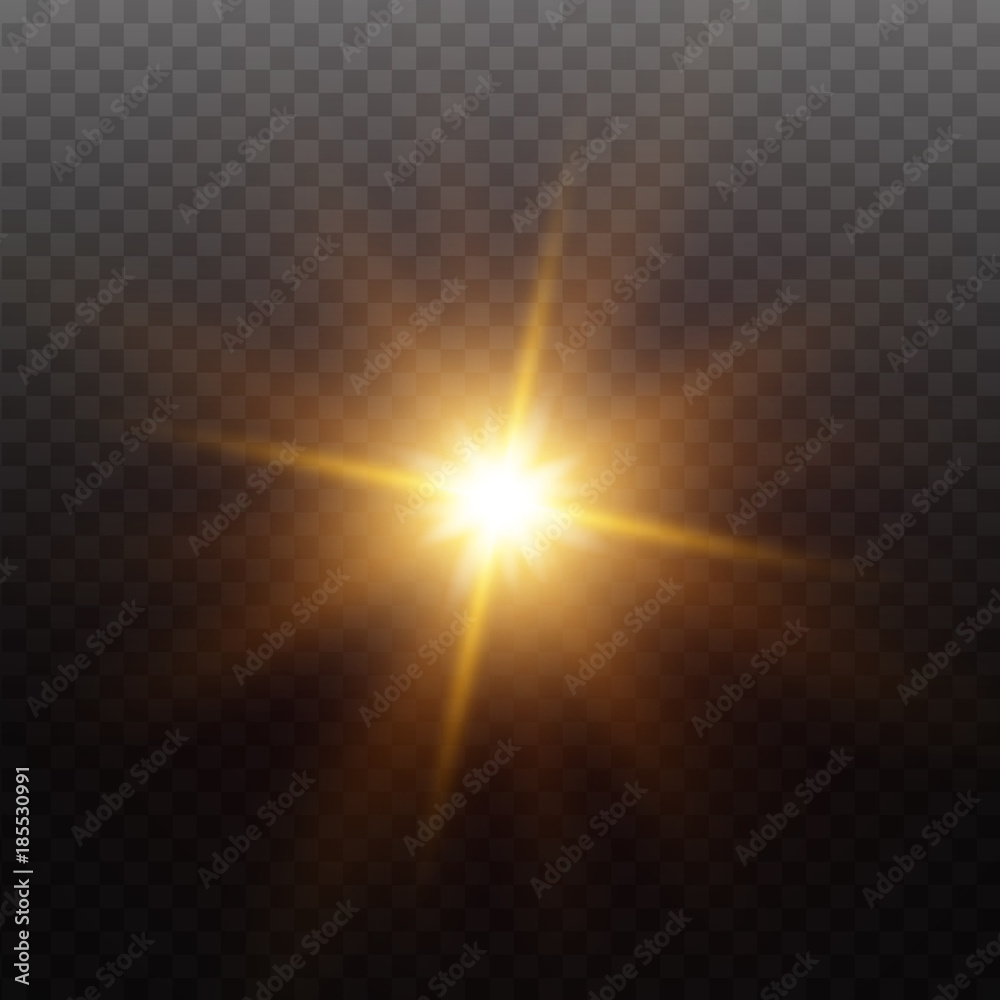 Transparent sunlight lens flare light effect. Vector illustration Transparent sunlight lens flare light effect. Vector illustration