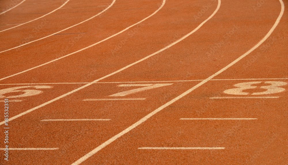 Beautiful runway, track and field Beautiful runway, track and field