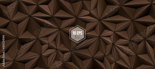 Triangular abstract BG in brown color